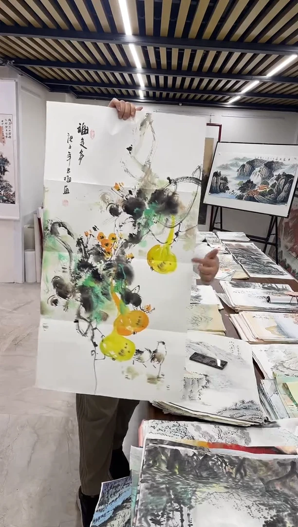 国画阿豪专属补贴-赵君梅葫芦