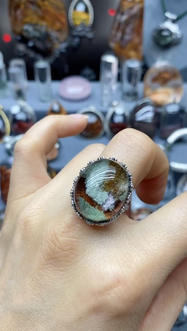 【闪购商品】水晶戒指银S925镶嵌水晶水晶