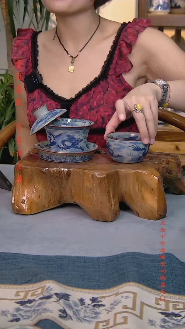 简装家用款2件套 老陶泥开片纹陶瓷茶具