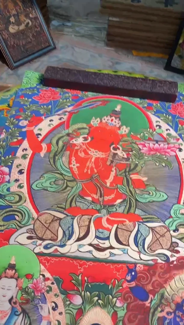 卷轴画曦曦的唐卡tk160
