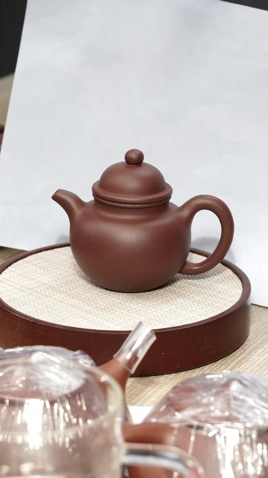 【闪购商品】紫砂茶壶紫泥掇球壶