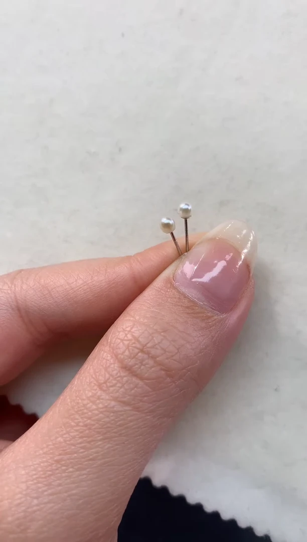 【闪购商品】海水珍珠耳饰18K金镶嵌A381多样性发一件|148