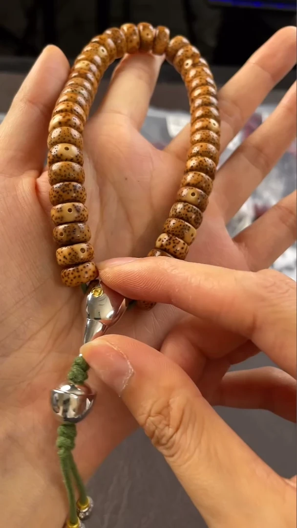 星月菩提手串精工级浅珀药片11*6手持