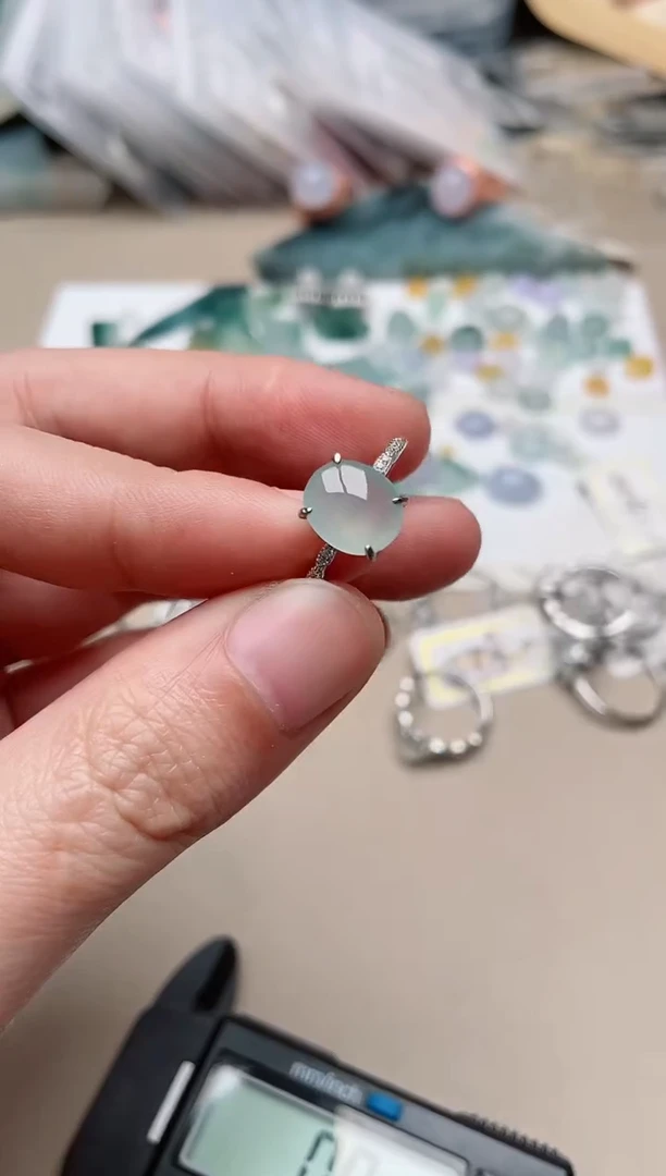 【闪购商品】翡翠戒指银S925镶嵌1000000050