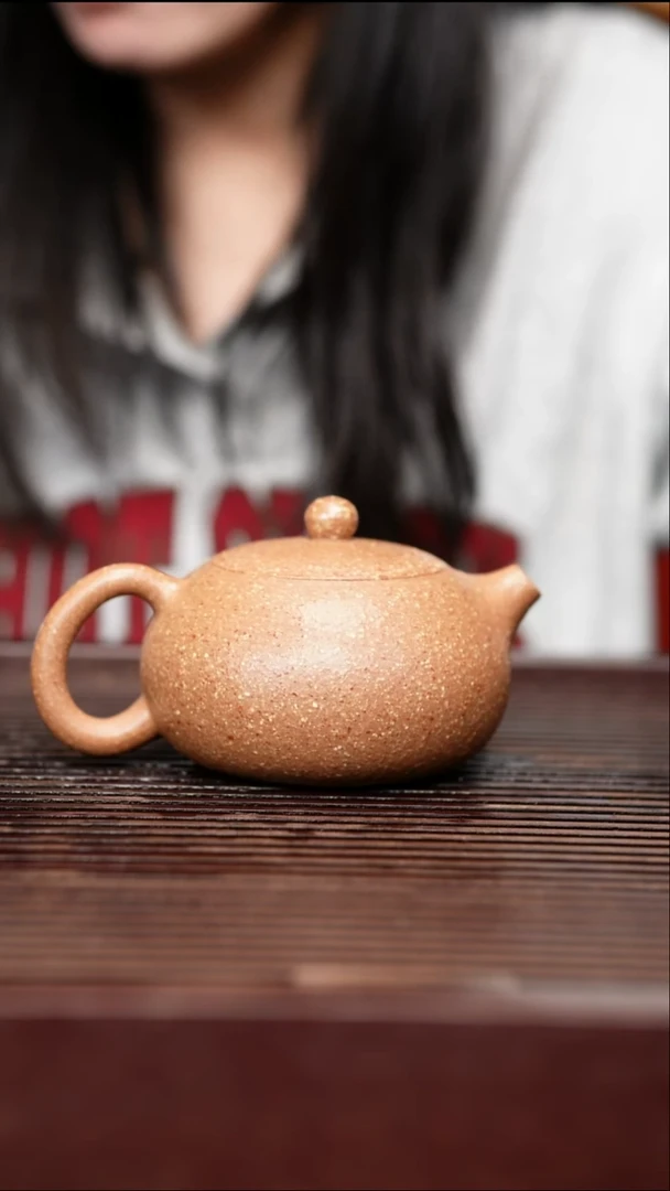 茶壶紫砂宜兴原矿紫砂壶 八目粗砂 西施
