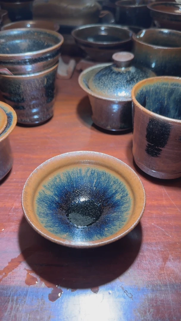 【闪购商品】茶盏通天龙窑柴烧建盏