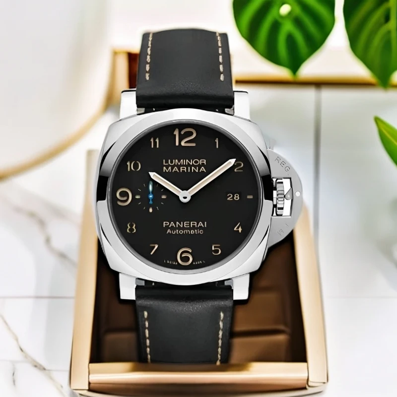 99新 Panerai/沛纳海 鲁米诺系列新款1359/自动机械/背透/三明治/