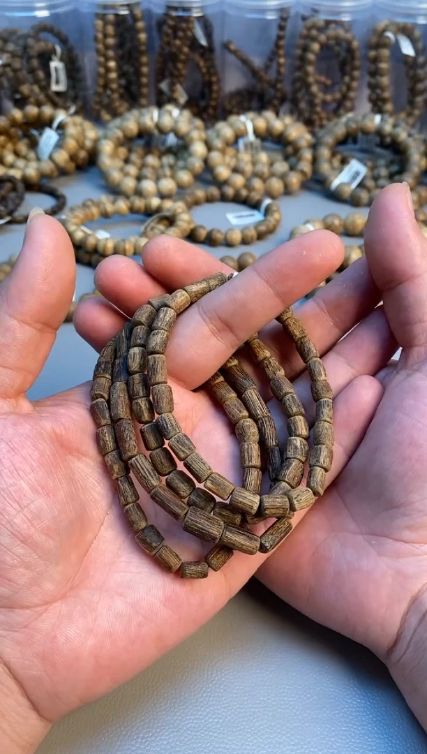 沉香手串 文莱随型单圈多样性发其一