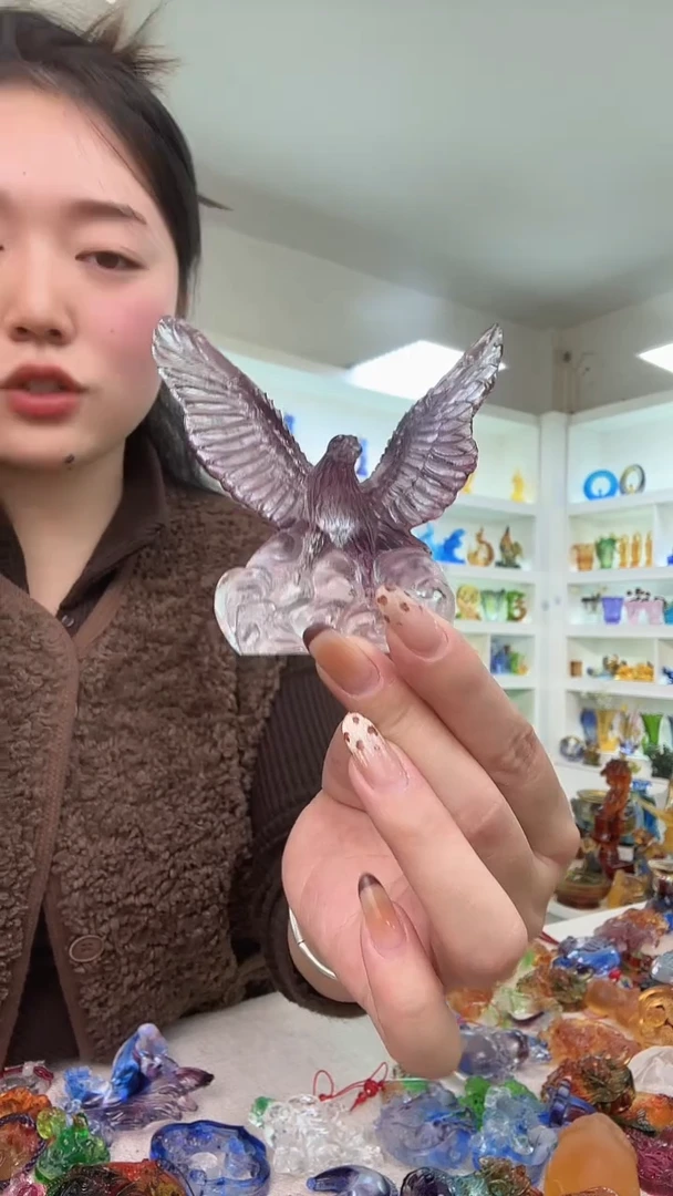 手工艺品琉璃大展鸿图