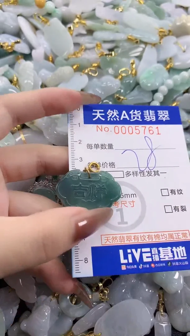 翡翠未镶嵌颈饰天然A货翡翠