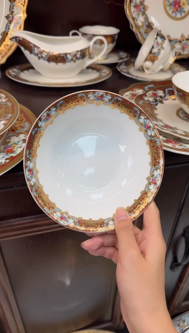 【闪购商品】瓷片6英寸水果碗 福利款 2个