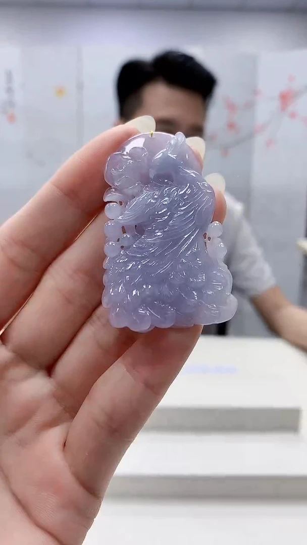 未镶嵌定制翡翠5123ry-毛货挂件15