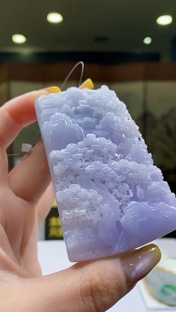 未镶嵌定制翡翠38/1207/W/山水