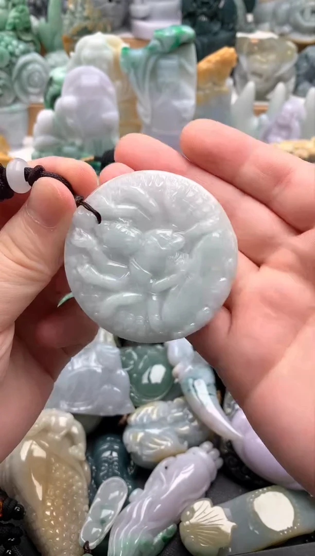 吊坠(不含链)未镶嵌翡翠1