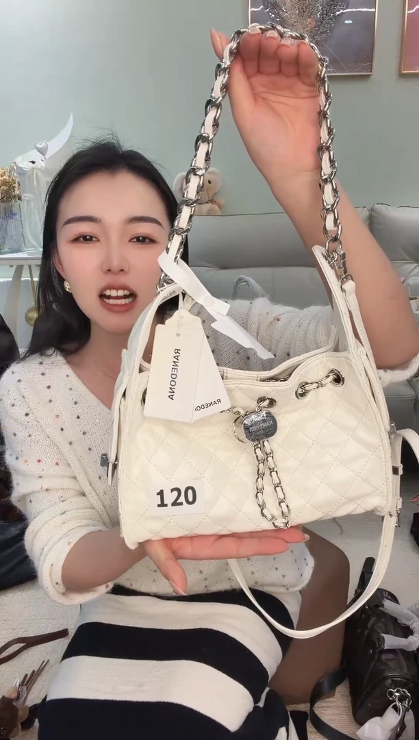 真皮rd小白菱格