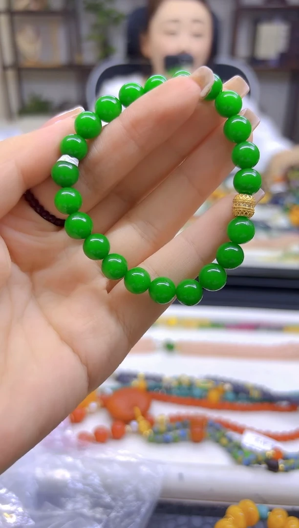 未镶嵌手链翡翠DIY款S489