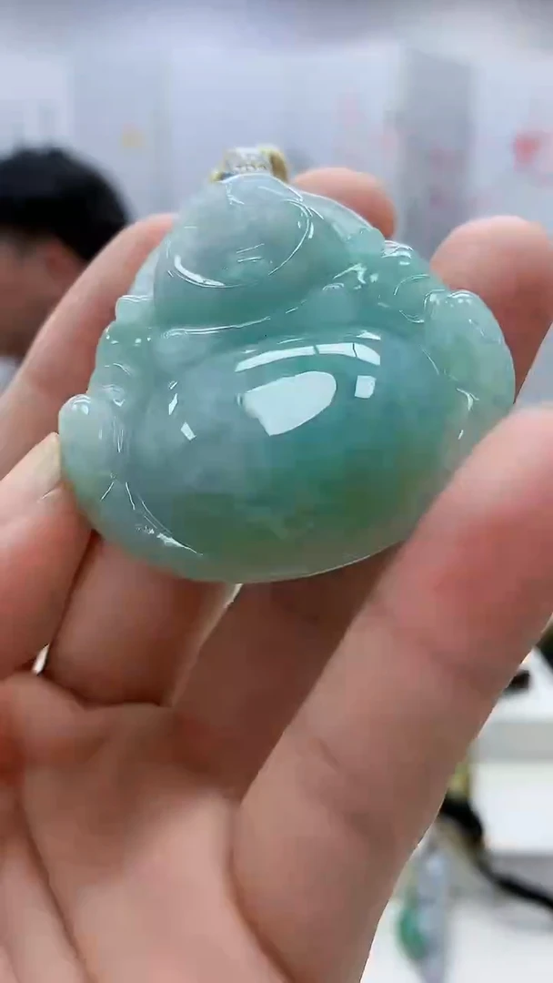 定制翡翠未镶嵌5060bb-毛货挂件21