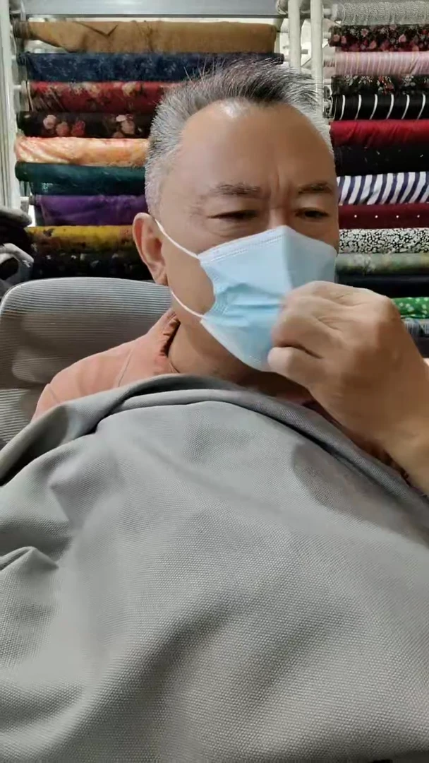 灰色纯色帆布布料