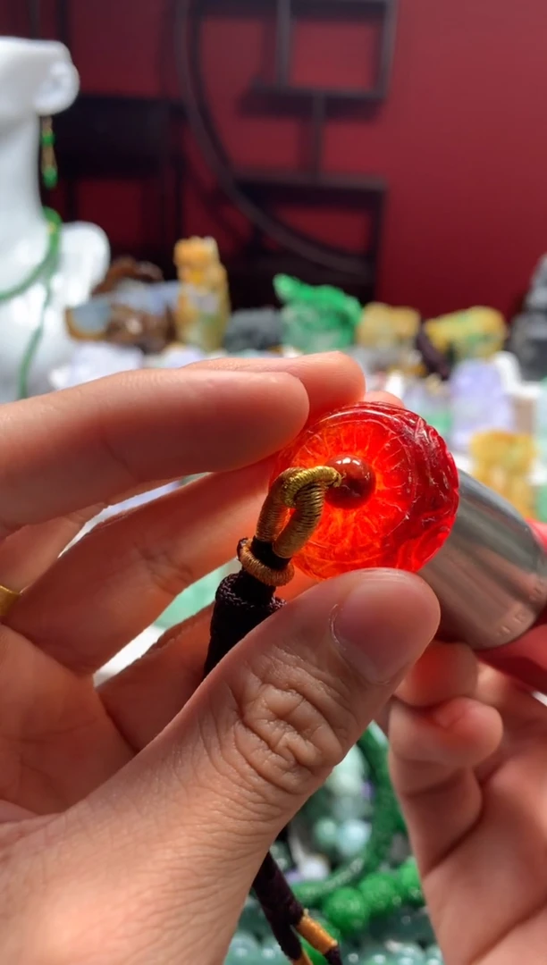 颈饰未镶嵌翡翠缅甸翡翠