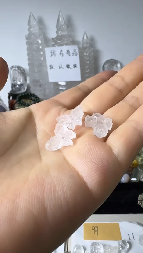颈饰未镶嵌水晶黛*12矿坑微瑕