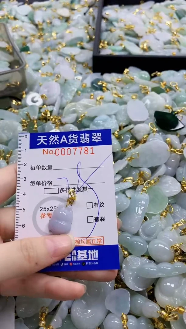 颈饰未镶嵌翡翠纯天然a货翡翠