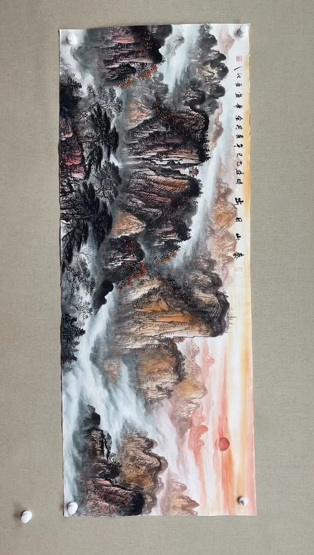 国画180*68 李金华李金华李金华李金华李金华