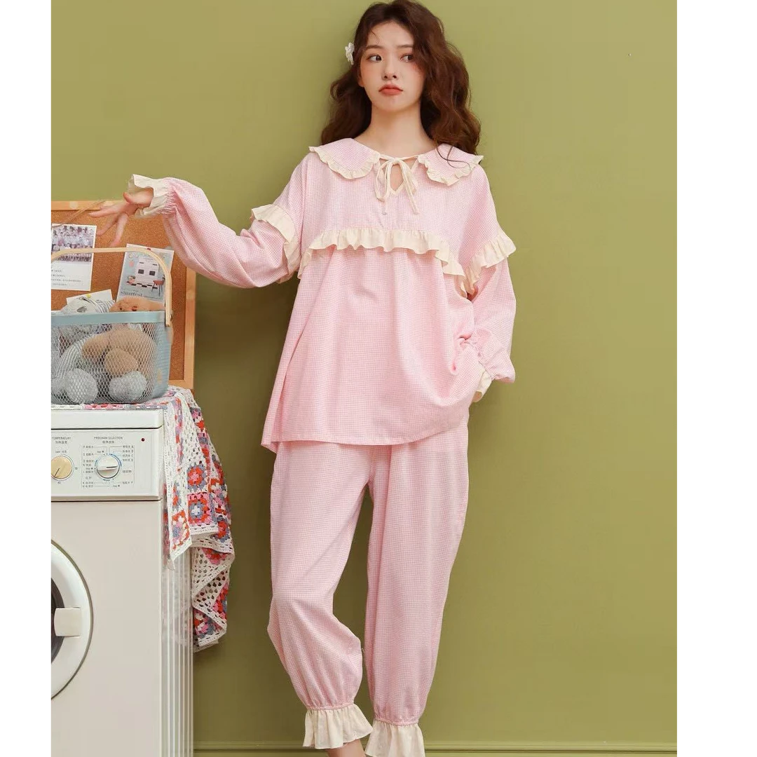 严选福利  夏季新款时尚孕期哺乳期睡衣 1427