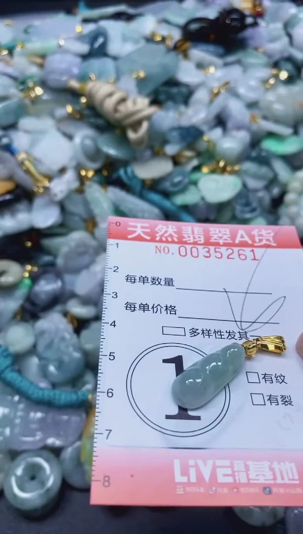翡翠未镶嵌颈饰闪购0035261