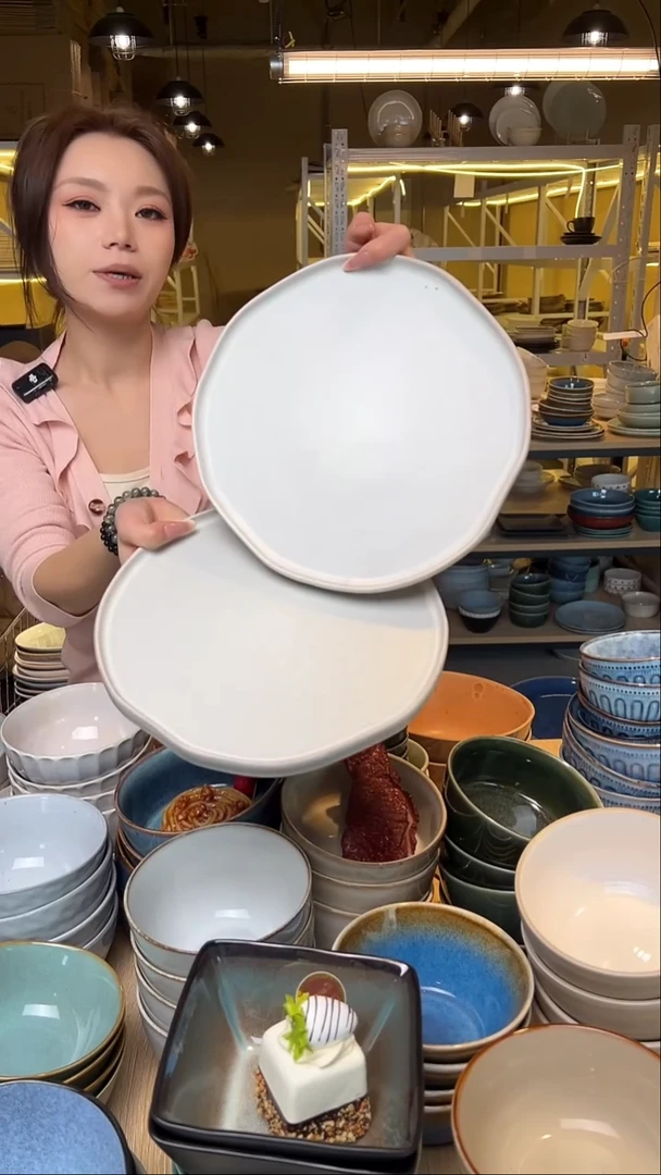 瓷118【瑕疵】外贸尾货窑变釉下彩