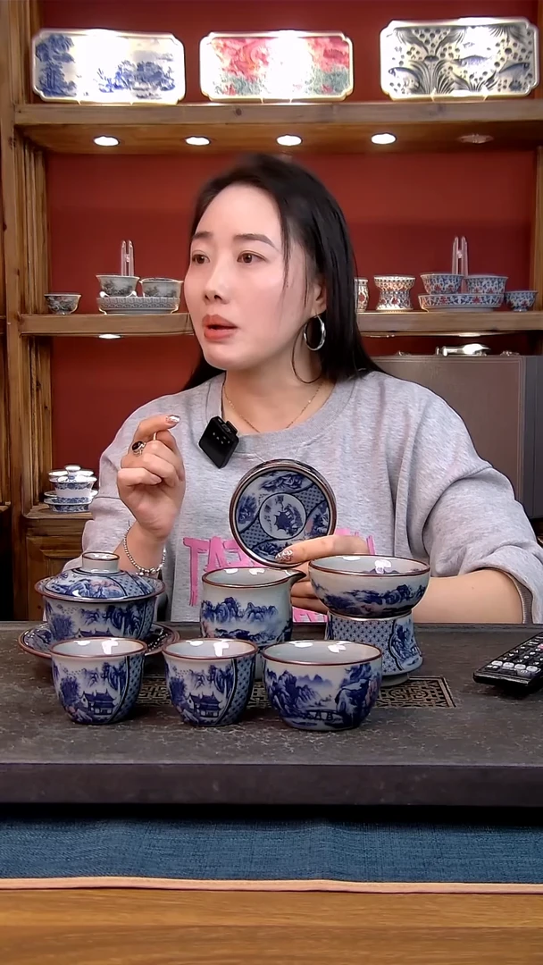 简装家用款7件套 老陶泥开片纹陶瓷茶具