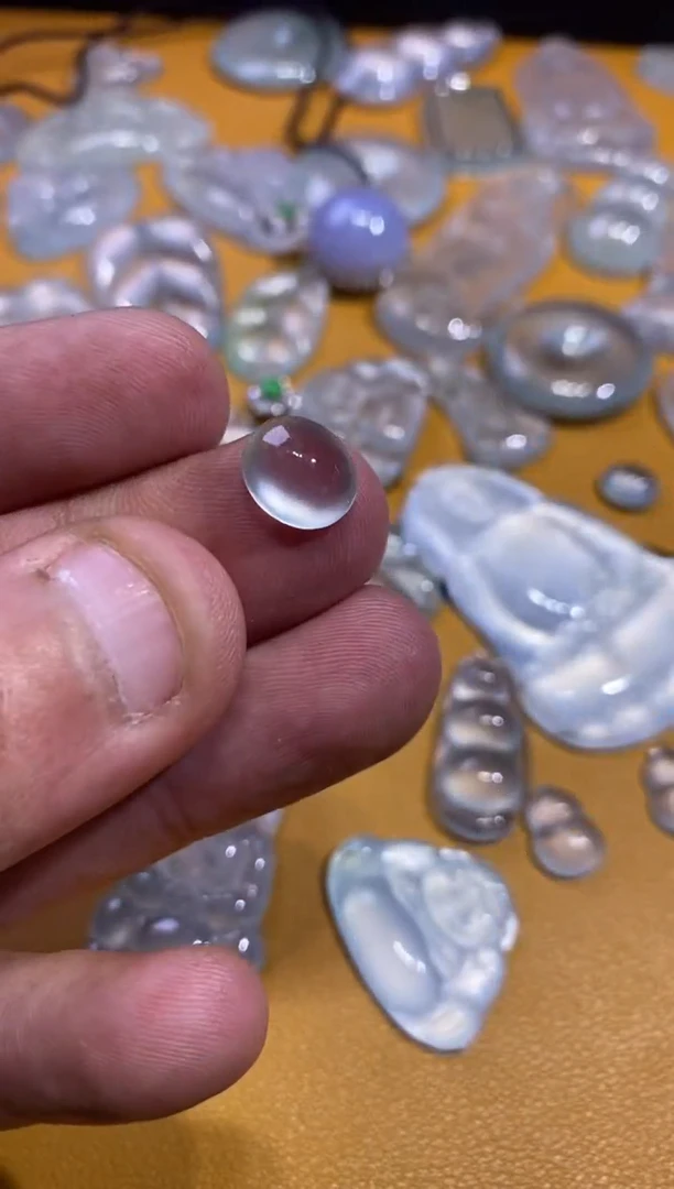 吊坠(不含链)未镶嵌翡翠蛋面10.1*8.5*5.4