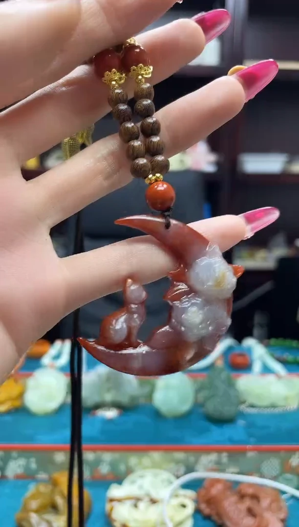 未镶嵌岫玉吊坠·