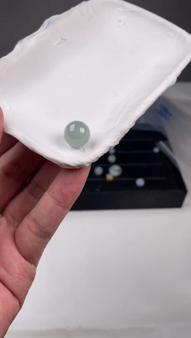 翡翠散珠未镶嵌天然缅甸翡翠a货单珠