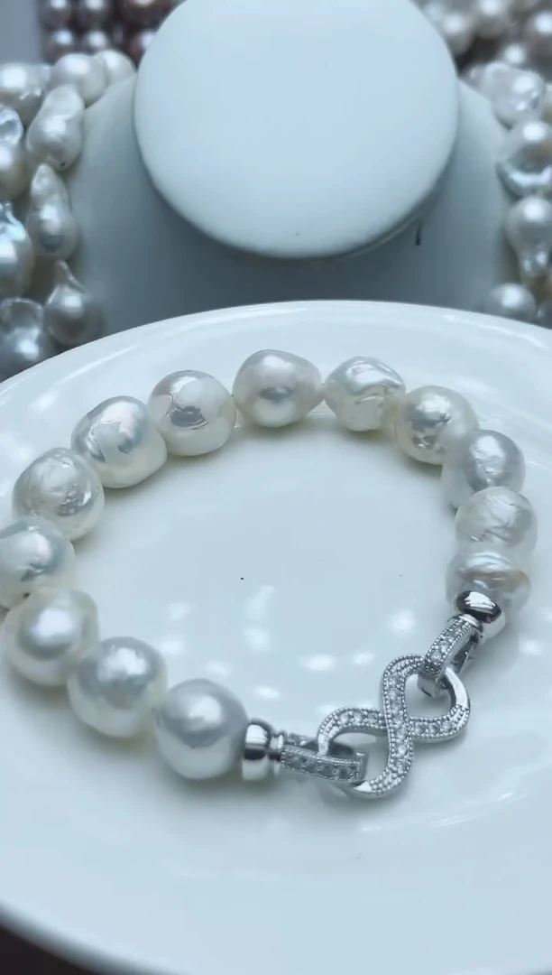 【闪购商品】淡水珍珠颈饰钛钢1