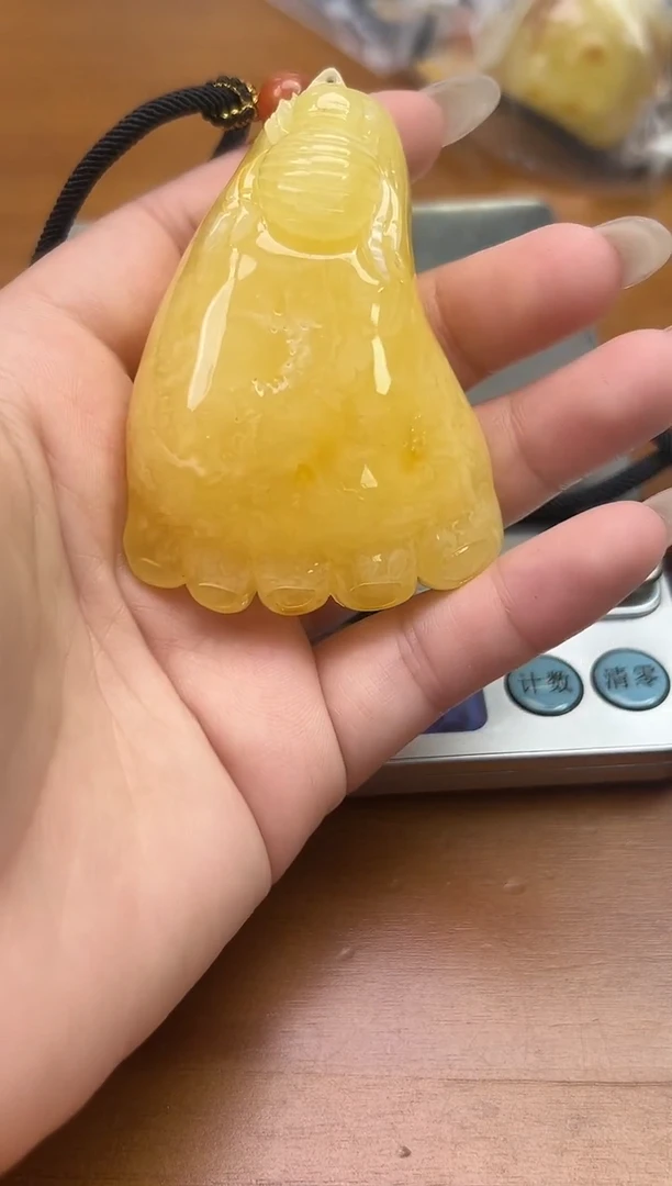裸石琥珀未镶嵌琥珀蜜蜡吊坠