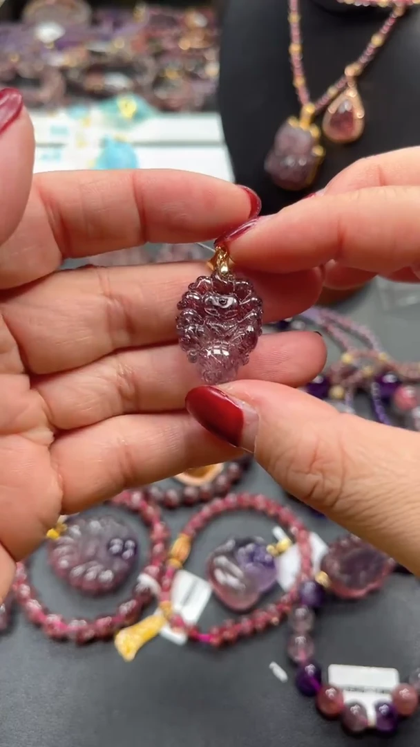 【闪购商品】水晶颈饰未镶嵌【百晶灵儿】天然定制款