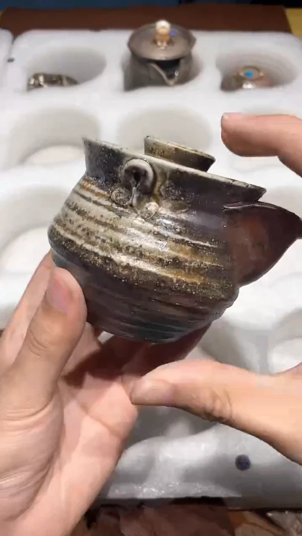 奢瓷/瑞寅柴烧茶器（宝瓶）562