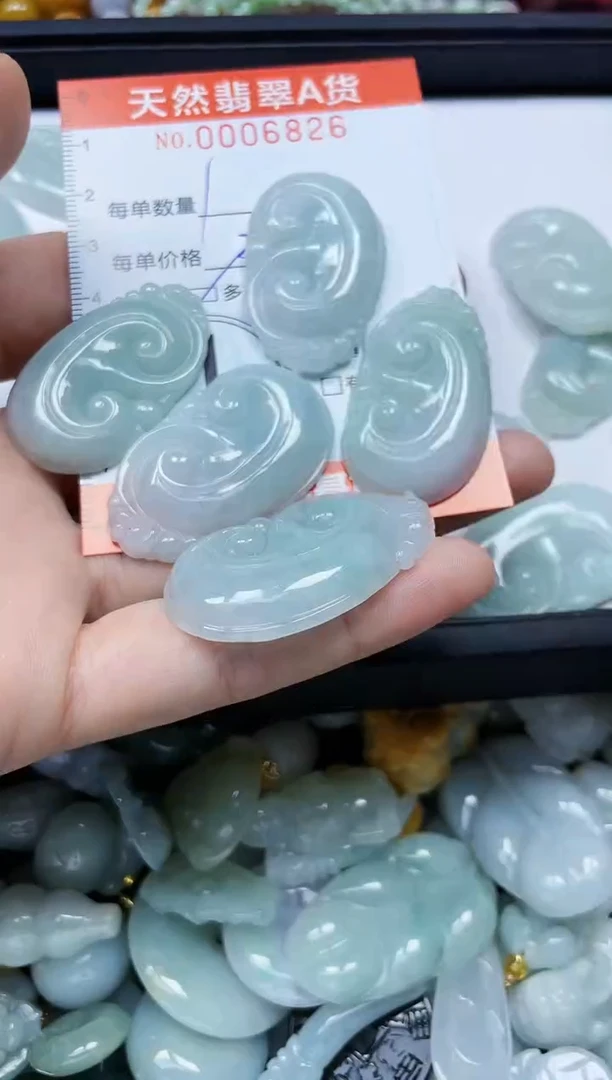 翡翠未镶嵌颈饰闪购0006826多样性发其一