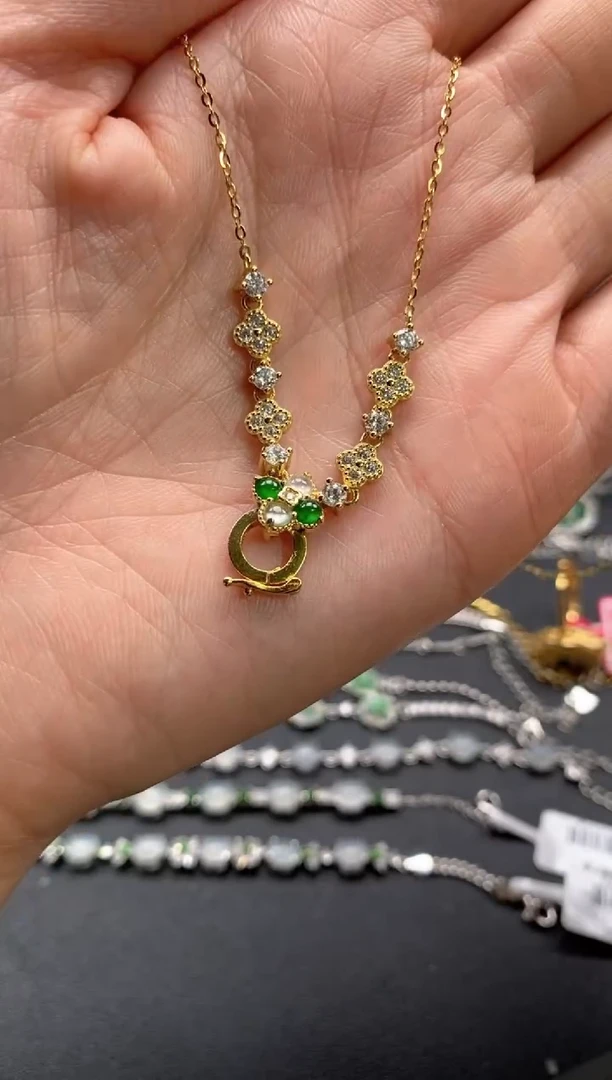 【闪购商品】翡翠戒指银S925镶嵌11111--1