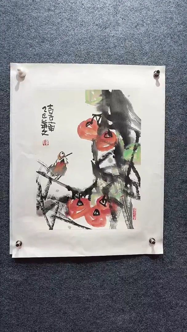 国画孟华文/国画/花鸟