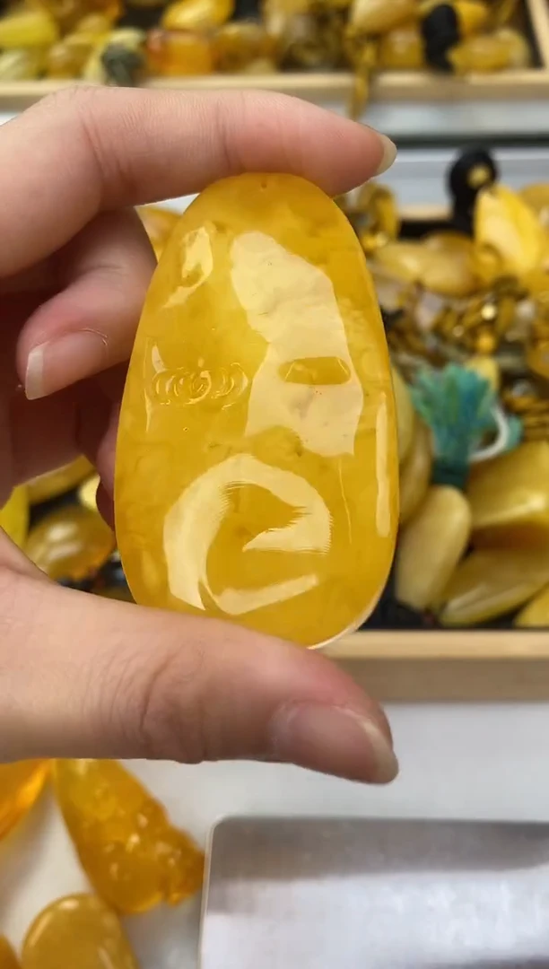 裸石琥珀未镶嵌天然琥珀蜜蜡