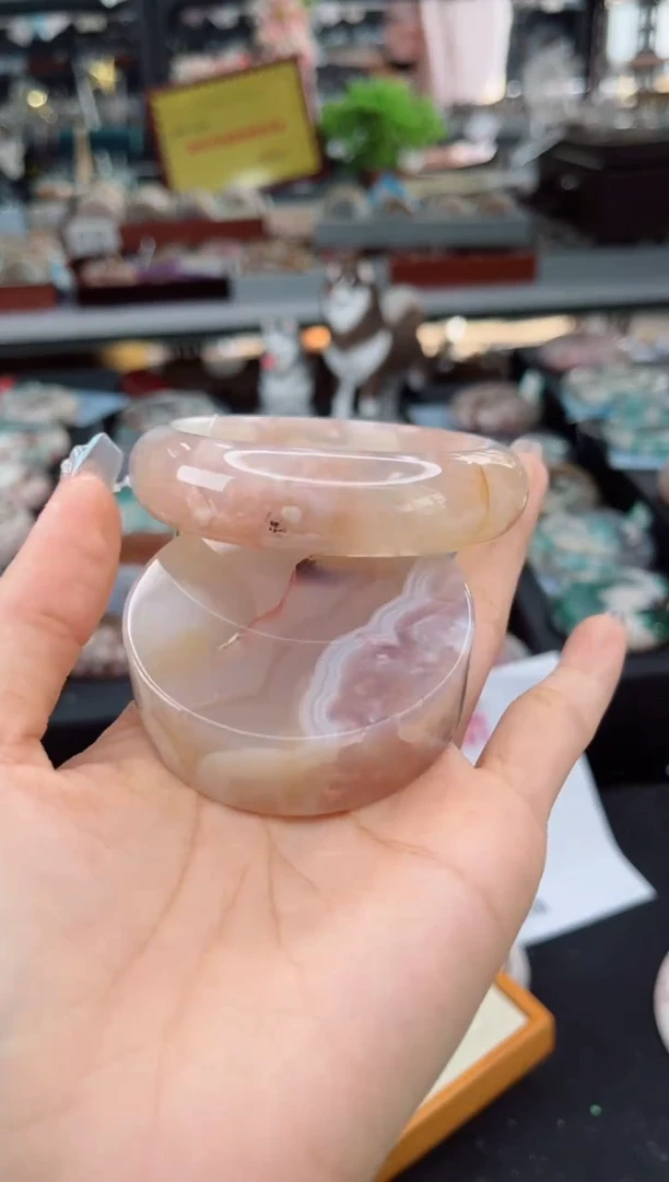 【闪购商品】石英质玉手镯未镶嵌58圈口（赠品镯心）3570247