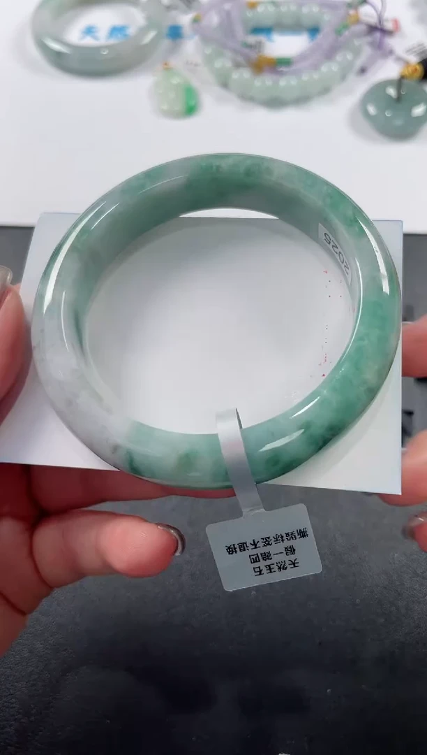未镶嵌手镯翡翠基地发货H2774 59+