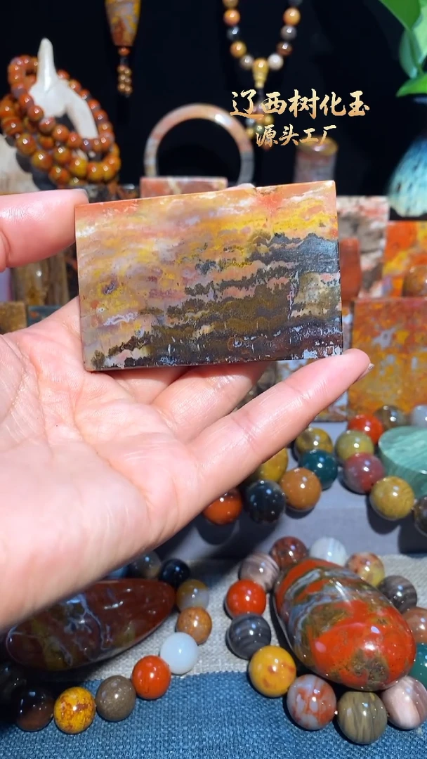 未镶嵌-硅化玉天然北票硅化玉吊坠