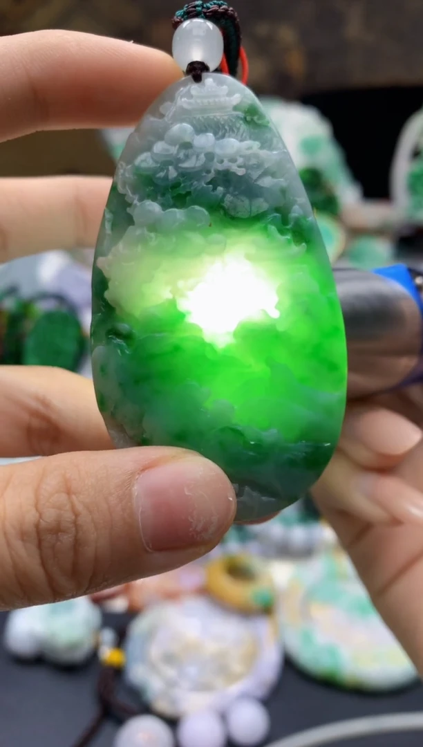 未镶嵌挂件翡翠天然A货翡翠