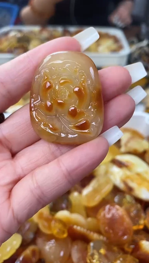 裸石琥珀未镶嵌天然琥珀蜜蜡