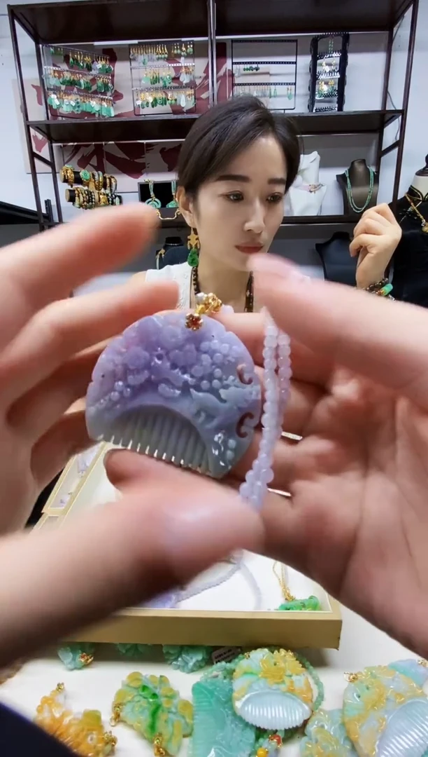 颈饰未镶嵌翡翠翡翠吊坠