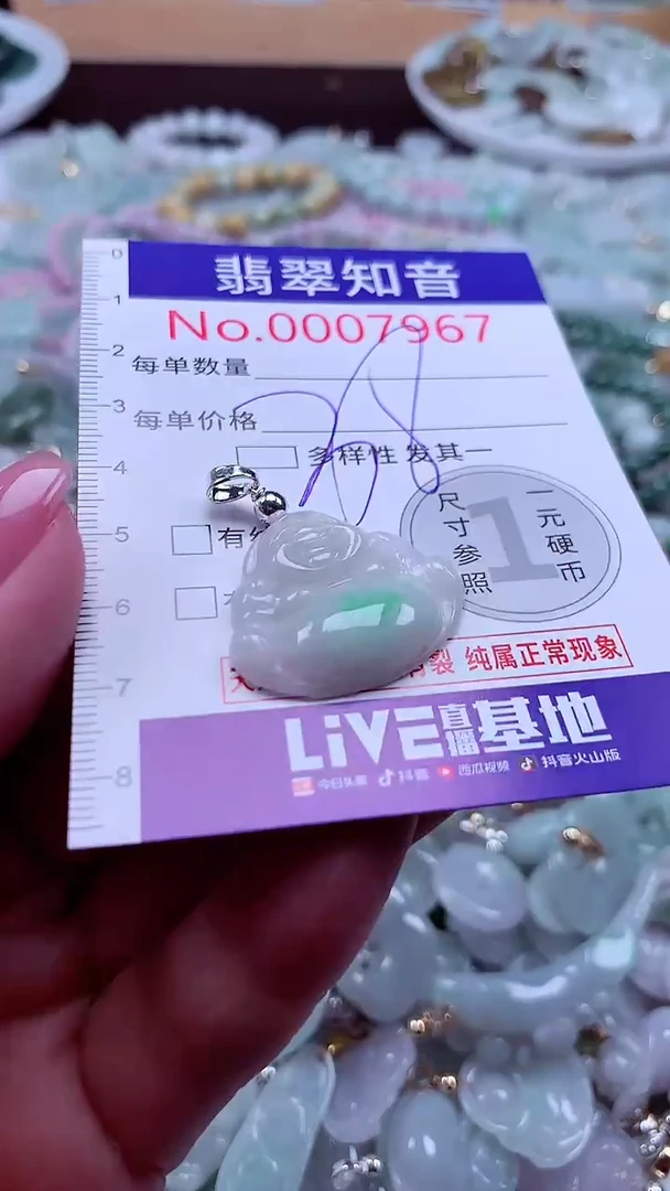 颈饰未镶嵌翡翠7967