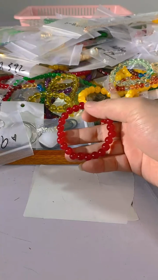 【闪购商品】水晶颈饰银S925镶嵌745红宝，蓝宝，多样性发一件赠链