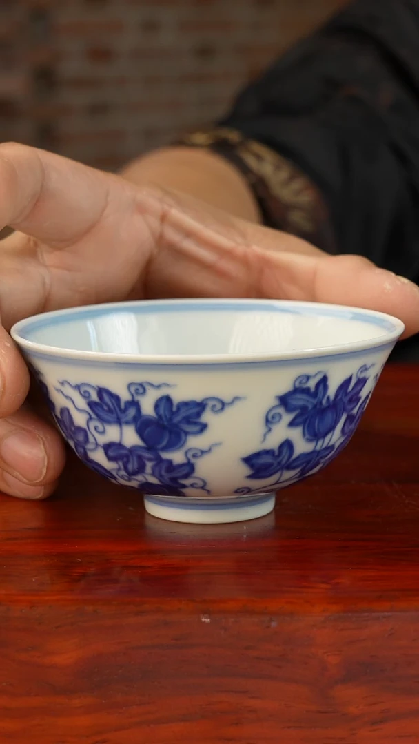 祖传窑成化十二宫碗瓜瓞绵绵